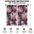 thumbnail image 2 of Blackout Kids Curtains,Pioneer Flower Floral Print Pattern Childrens Insulated Curtains Set Of 2,Bedroom Essentials,Toddler Room Decor 42"x84", 2 of 5