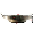 thumbnail image 2 of Comal Stainless Steel 22" Acero Inoxidable Concave Outdoors Stir Fry Heavy Duty Comal Para Freir, 2 of 3