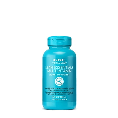 GNC Total Lean Lean Essentials Multivitamin, 60 Softgels, Support for a Healthy