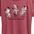 thumbnail image 3 of Peanuts - Snoopy Just Keep Dancing - Women's Short Sleeve Graphic T-Shirt, 3 of 6