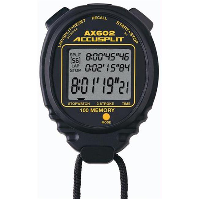 Olympia Sports TL070P ACCUSPLIT 100 Memory Stopwatch Black Walmart