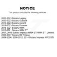 thumbnail image 2 of Transit Auto Front Wheel Bearing and Tie Rod End Kit for Car Subaru Impreza Forester Outback Ascent WRX STI Legacy B9 Tribeca - Left Right Side (Driver Passenger) K7T-100239, 2 of 11