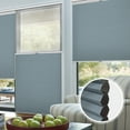 thumbnail image 5 of Keego Day and Night Cordless Cellular Shade Adjustable Dual Use Honeycomb Window Shade Light Filtering Sheer and Blackout Light Slate Blue 44.0"w x 48"h, 5 of 7