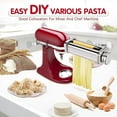 thumbnail image 4 of Fettuccine Cutter, Kitchen Pasta Mixers Stand Accessory, for Kitchen Aid Roller Pasta, 4 of 5