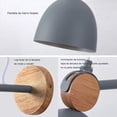 thumbnail image 5 of Solid Wood Wall Lamp, Task Lighting Enhanced By E27 Standard Interface, Adjustable Wall Sconces For Versatile Illumination In Living Spaces, Corridors, Study Rooms, 5 of 5