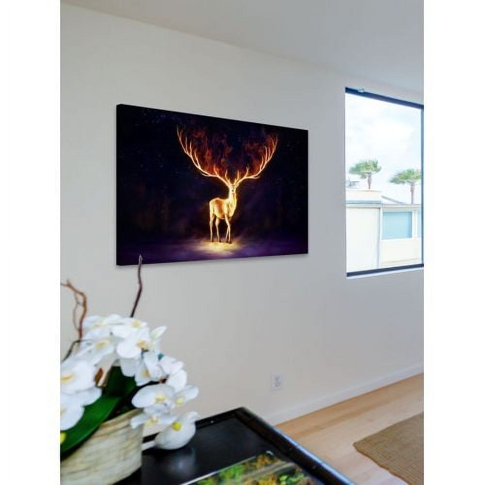 "Firewalker" Painting Print on Canvas