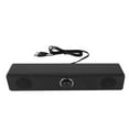 thumbnail image 1 of Computer Speakers Wired USB Desktop Soundbar HiFi Clear Sound Volume Knob Mini Speaker for PC Laptop Tablet for PS5, 1 of 4