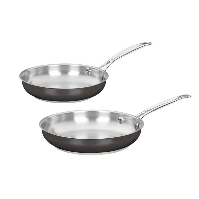 Juego de sartenes Cuisinart BSC722-810, paquete de 2 (20 y 25 cm)