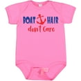 thumbnail image 3 of Inktastic Boat Hair Don't Care, Boat Anchor, Sailor, Sailing Boys or Girls Baby Bodysuit, 3 of 5