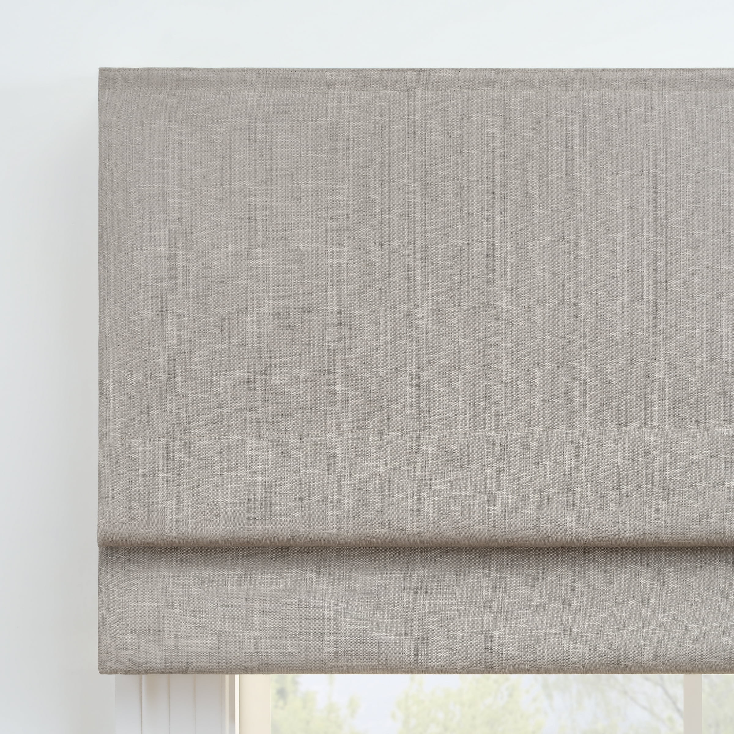 Eclipse Dayton Cordless Blackout Roman Shade, Gray, 33"x64"