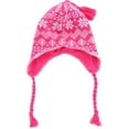 thumbnail image 1 of CTM®  Heavy Knit Winter Pattern Peruvian Hat (Women's), 1 of 2
