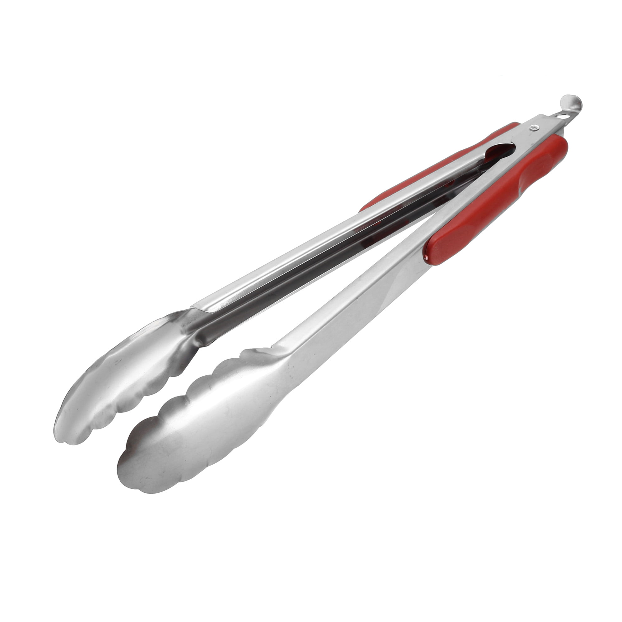 300mm Stainless Steel Barbecue Tongs, Metal Food Tongs NonSlip Grip