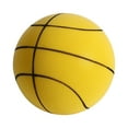 thumbnail image 4 of Pelotas hinchables Raqueta silenciosa Pelota deportiva para niños de 21 cm de diámetro Pelota de juguetes para niños de interior y exterior Pelota edu Línea amarilla, 4 of 8