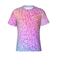 thumbnail image 3 of Naloa Colorful Glitters Men's T-Shirt Sport T-shirt Men's Basic Tee Casual Men's Shirt, Round Neck, Short Sleeves - XX-Large, 3 of 5