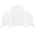 thumbnail image 2 of TOOL1SHOoo Wedding Pole Bracket with Pull Rod and Elastic Cloth Cover,Metal Stand Kit for Wedding/Ceremony/Party Decoration,White, 2 of 11