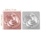 thumbnail image 2 of Espejo de maquillaje de doble cara para mujer, de plástico delicado, 3 unidades, plegable, con diseño de rosa, 2 of 6
