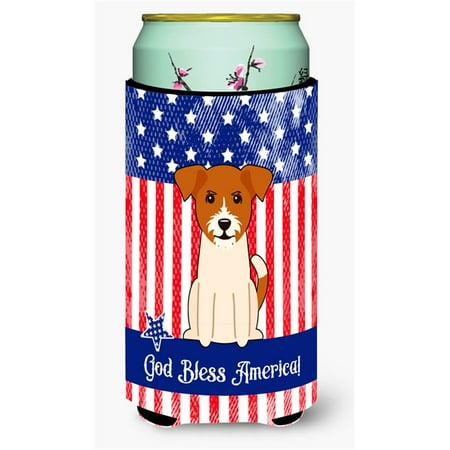 

Patriotic USA Jack Russell Terrier Tall Boy Beverage Insulator Hugger