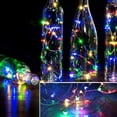 thumbnail image 4 of Twinkle Star 2 juegos de luces de hadas con pilas, 33 pies, 100 luces LED de cadena, temporizador de control remoto, luces de cadena centelleantes, 8 modos, luces de luciérnaga para jardín, fiesta, decoración interior, color de 10 metros Sailing Electrónica, 4 of 6