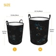 thumbnail image 5 of Balery Game Time Round Laundry Basket with Handles Waterproof Freestanding Laundry Hamper for Clothes Toys in the Dorm and Family-Medium, 5 of 8