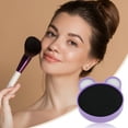 thumbnail image 6 of Unique Bargains 1 Pc Portable Makeup Sponge Brush Cleaner Purple, 6 of 7