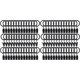 thumbnail image 1 of 84 Paquetes de Anillos para Cortinas, con Clips, Cortinas Decorativas, óXido, Retro, 1 Pulgada, Diámetro Interior, Negro, 1 of 5