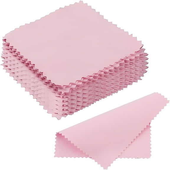 RAGUPEL 20 Pcs Silver Polishing Cloth, Double Sided Silver Polishing Cleaning Cloths Effective Jewelry Wipe Cloths for Sterling Silver Gold Platinum