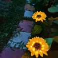 thumbnail image 4 of 2Pcs Outdoor Solar Sunflower Simulation Lamps 8 LED Landscape Lighting Plant Lights for Garden Lawn Patio, 4 of 8