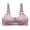 Purple, variant on DeHolifer Women Bras Underwire Front Closure Push Up Adjustable Strap Soft Gathering Everyday Bras Gray XL