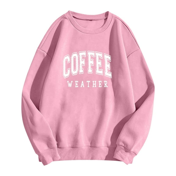 Women'S Sweatshirt Sweat Shirts Women Long Sleeve Pullover Sweatshirts for Women Pink Plain Crewneck Sweatshirt Women Fall Sweatshirt Casual Clothes