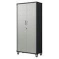 thumbnail image 3 of Topcobe 71" Industrial Storage Cabinet on Casters, Heavy-Duty Tool Organizer for Home, Office, School, and Garage, Maximize Space Efficiency, Black/Gray, 3 of 15