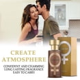 thumbnail image 4 of Perfume de feromonas Golden Lure, Perfume Lure Her para hombres, Colonia de feromonas para hombres Atraer mujeres, Perfume romántico de feromonas con purpurina, 4 of 5