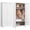 White-Ld-71''H, variant on Polup 71" H Modern Metal Sturdy Armoire Cabinet with Shelves and Hanging Rod, Adult Bedroom Wardrobe Closet with Doors