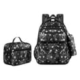 thumbnail image 2 of Conjunto de mochila escolar para niñas con bolsa para el almuerzo y estuche para lápices, estampado de estrellas impermeable, gran capacidad para primaria, 3 piezas., 2 of 8