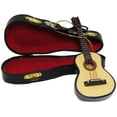 thumbnail image 2 of Kurt Adler 5.52" Wood Pearlized Guitar Ornament, 2 of 7
