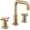 Champagne Bronze, variant on Delta 35894Lf Nicoli 1.2 GPM Widespread Bathroom Faucet - Matte Black / Champagne Bronze