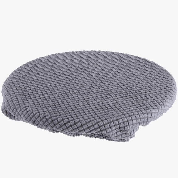 BESTYASH Dark Grey Elastic Chair Cover for Dining Room Chairs, 1Pc Stretch Seat Protector for Home Use