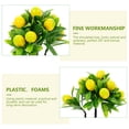 thumbnail image 3 of Yuangui Lemon Tree Potted Fake Artificial Plants Faux Bonsai Fruitpot Mini Topiary Indoor Citrus Greenerylemons Flowers Decors, 3 of 10