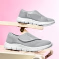 thumbnail image 3 of YOURDIARY Women's Hook & Loop Walking Shoes Lightweight Athletic Sneakers Comfort Casual Shoes, 3 of 9
