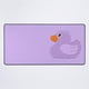 thumbnail image 1 of Una nueva alfombrilla de escritorio con diseño de pato de goma en color morado pastel, 1 of 1