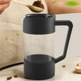 thumbnail image 6 of French Coffee & Tea Maker, Thickened Borosilicate Glass Rust-Free and Dishwasher Safe,Black, 6 of 8