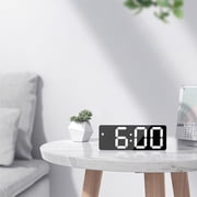 Smart Digital Alarm Clocks for Bedrooms, Led Screen, Snooze, Dimmable, 12/24Hr