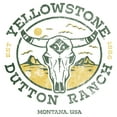 thumbnail image 2 of Men's Yellowstone Distressed Est. 1886 Skull Graphic T-Shirt, 2 of 5