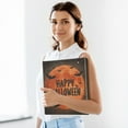 thumbnail image 6 of Orange Full Moon 3 Ring Hardcover Binders 1.5in Round Rings for Letter-Size Folder Paper Organizer Pockets for Office Student Recipe, 6 of 9