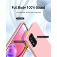 thumbnail image 2 of 【3 in 1 for Samsung Galaxy A03S case, with 2 Pack Screen Protector, Camera Protection，Liquid Silicone Slim Shockproof Protective Phone Case 6.5inch [Microfiber Lining] (Pink), 2 of 12