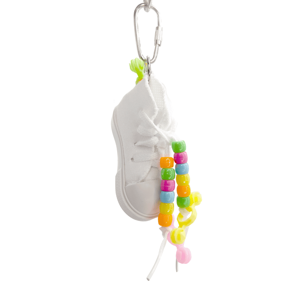 1074 Rainbow Bead Sneaker Mandarin Bird Toys by M&M