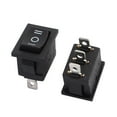 thumbnail image 1 of 2x SPDT 3-Position Rocker Switch 12V Car AC 6A/250V 3-Pin ON-OFF-ON 1/2" x 3/4", 1 of 7