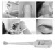 thumbnail image 5 of Navaja De Afeitar Recta, Diseño En Forma De Mano, Hoja De Peluquero, Regalos, Forma Ergonómica Profesional Cómoda Para Peluquería ANGGREK Plata, 5 of 8