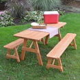 thumbnail image 5 of Pressure Treated Pine Traditional Table with 2 Benches, 5 of 18