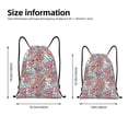 thumbnail image 2 of Sikiie Cartoon Hearts Drawstring Backpack Drawstring Bags, Draw String Back Bag for Sports, Gym, Travel, Swimming, Beach-Small, 2 of 6