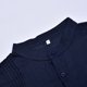 thumbnail image 3 of Camisas s Para Hombre Interior Camisa casual con botones para hombre Camisa de manga corta de color sólido Tops (Navy, XXL), 3 of 6